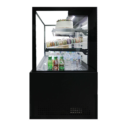 세경냉동 SKJRF-B120B 업소용 카페 제과쇼케이스 3단 2단 케익 음료수 샌드위치 진열 냉장고 블랙 1200 X 650 X 1200mm