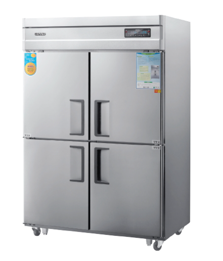 우성 업소용 냉동 냉장고 전체스텐 냉동 1 냉장 3 기본형 직냉식 디지털 아날로그 1260 x 800 x 1900mm CWS-1243RF 4도어