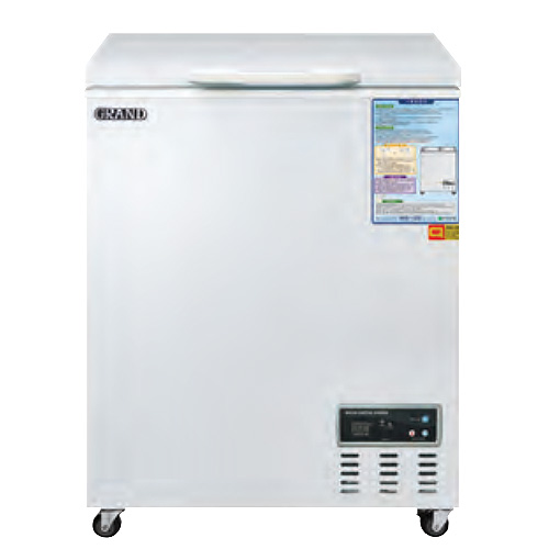 그랜드 우성 CWSM-100FA 업소용 다목적 냉동고 디지털 아날로그 스토커 덮개 커버 아이스크림 냉동 식품 보관 95L 570x550x890mm