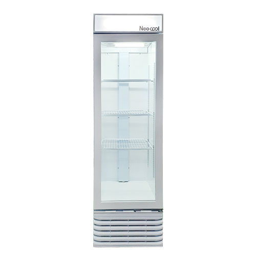 네오쿨 SK-200RF 업소용 소형 냉장쇼케이스 음료냉장고 150L 화이트 450x520x1490mm