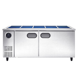 스타리온 SR-V18BAR 업소용 반찬냉장고 테이블 6자 내부스텐 올스텐 디지털 직냉식 1800x700x850mm 식당 급식 관공서